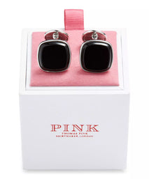 Black Semi Precious Onyx Cufflinks