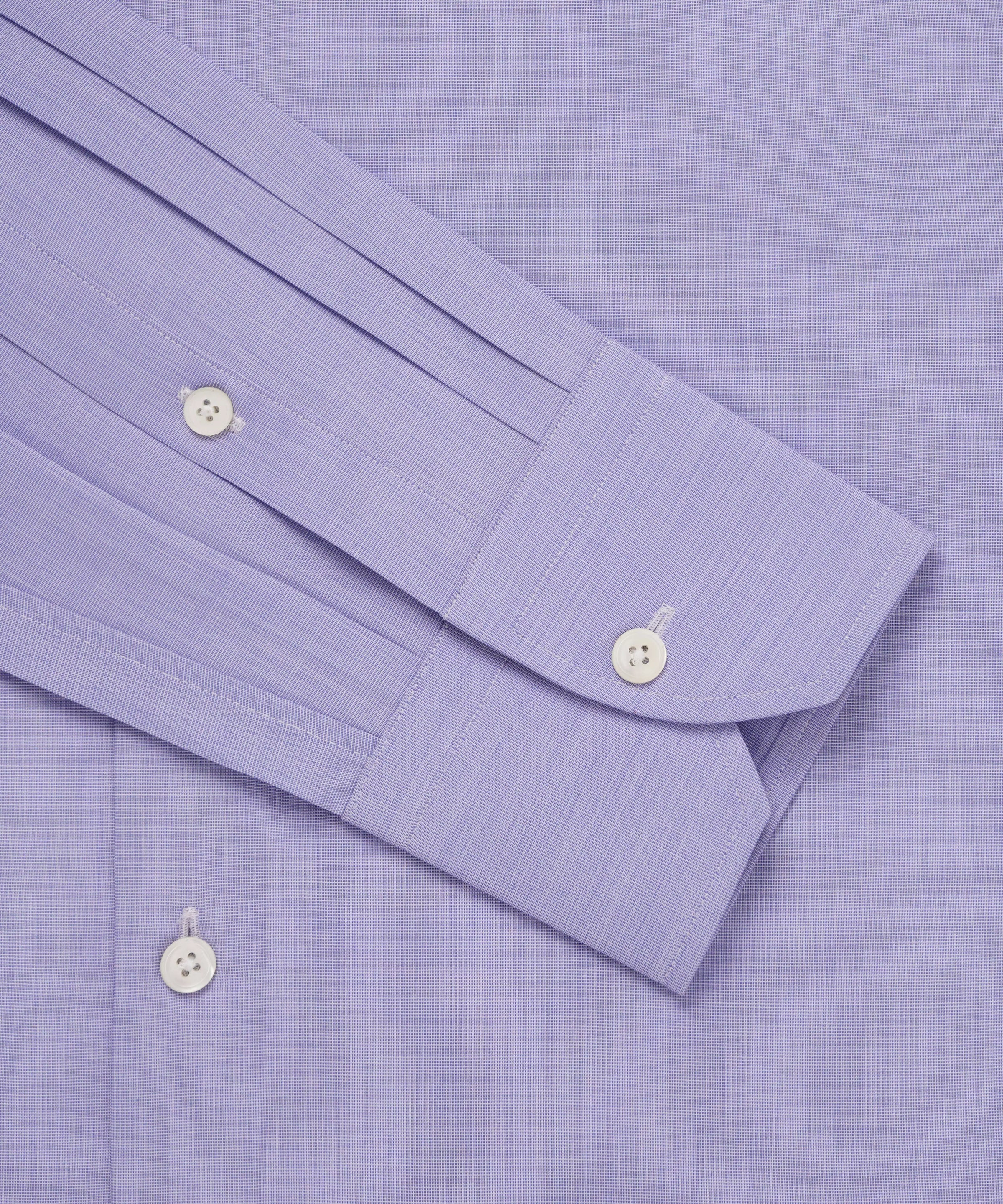 Blue Tailored Fit End on End Formal Shirt