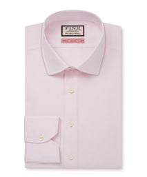 Pale Pink Slim Fit Formal Dry 'Pop' Solid Shirt